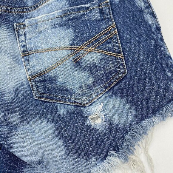 Aeropostale Sz 4 Bayla Distressed Bleached Cut Off - Picture 7 of 8